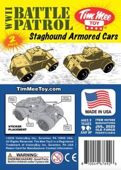 TimMee Staghound Armored Cars - Tan Set