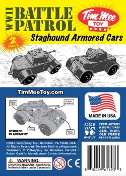 TimMee Staghound Armored Cars - Gray Set