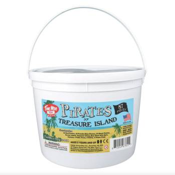 Tim Mee Pirates of Treasure Island - 87pc Plastic Figure Bucket Playset