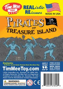 TimMee Pirates of Treasure Island - Blue 28pc Set