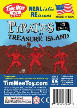 TimMee Pirates of Treasure Island - Red 28pc Set