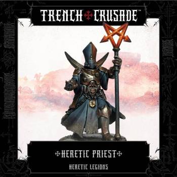Trench Crusade Heretic Legions Heretic Priest with Polearm, Knife
