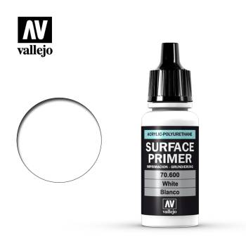 Vallejo Surface Primers: White 18ml (052)