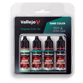 Vallejo Game Color Turquoise Color Set