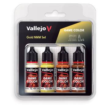 Vallejo Game Color Gold Non Metallic Metal Set