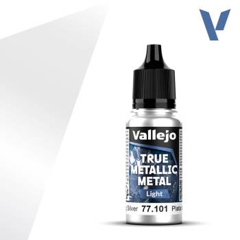 Vallejo True Metallic Metal Sterling Silver (Light) (18ml)