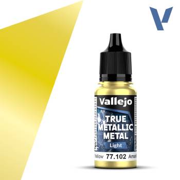 Vallejo True Metallic Metal Radiant Yellow (Light) (18ml)