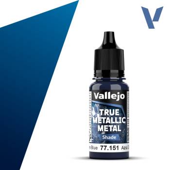 Vallejo True Metallic Metal Sapphire Blue (Shade) (18ml)