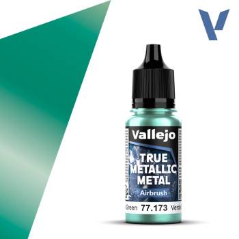 Vallejo True Metallic Metal Beetle Green (Air) (18ml)