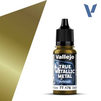 Vallejo True Metallic Metal Greenish Gold (Air) (18ml)
