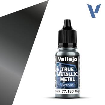 Vallejo True Metallic Metal Obsidian Black (Air) (18ml)