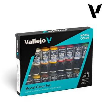 Vallejo Napoleonic French & British 1789-1815 Model Color Paint Set (16 Colors)