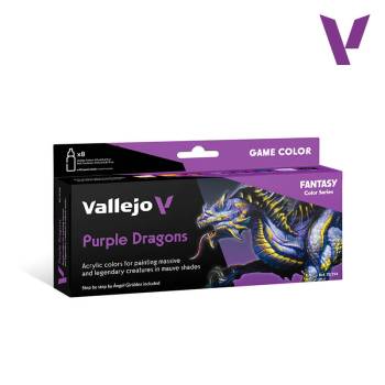 Game Color Fantasy Purple Dragons Paint Set - ONLY 1 AVAILABLE AT THIS PRICE
