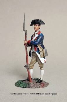 Clash of Empires: Continental Line Soldier Resting on Musket, 1777-87