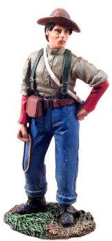 American Civil War: Artillery Crewman in Shirtsleeves with Fuse Pouch #1 - ONLY 3 AVAILABLE