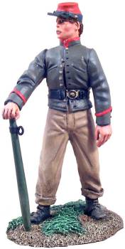 American Civil War: Confederate Artillery Crewman Holding Trail Spike No.1 - ONLY 1 AVAILABLE
