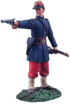 American Civil War - Union Infantry 114th Pennsylvania Zouaves Officer No.1 - ONLY 1 AVAILABLE