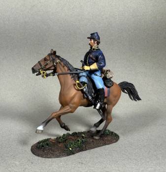 American Civil War: Union Cavalry Corporal Mounted on Trotting Horse No.2