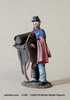 American Civil War: Union Light Artillery Driver with Saddle, 1861-65