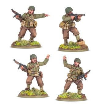 Warlord Bolt Action US Rangers Platoon Commanders