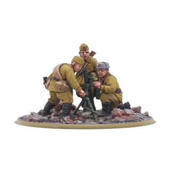 Warlord Bolt Action Soviet Army Medium Mortar Team