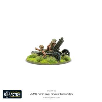 Warlord Bolt Action US Marine Corps 75mm Pack Howitzer Light Artillery