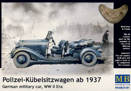 German Staff Car, Type 170V, K'belwagen, Fr'here Ausf'hrung 1936