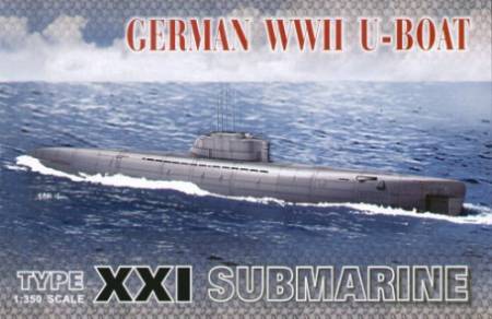 WWII German U-Boat Type XXI Submarine