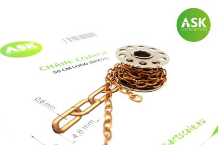 ASK Chain: Coarse - 50 cm long (brass)