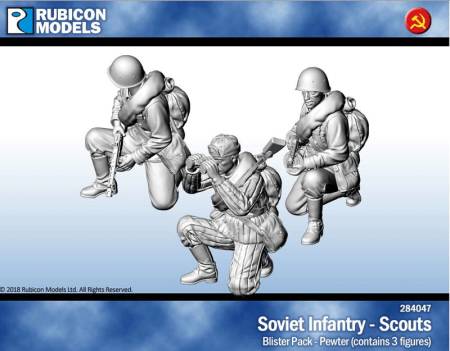 Soviet Infantry Scouts- Pewter