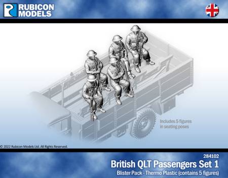 British QLT Truck Passengers Set 1 - Thermoplastic