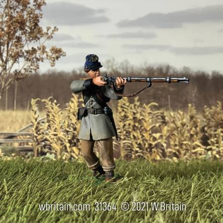 Confederate Texas Brigade Standing Firing, No.3