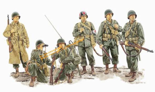 WWII U.S. 1st Army Soldiers Advance to the Rhine Remagen 1945