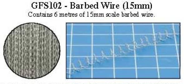 Hobby Rounds- Barbed Wire (15mm)
