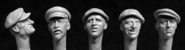 Hornet Heads - Rural civilians, WW2 era set 1 (more typical of Western Europe)