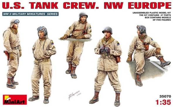 WWII US Tank Crew NW Europe