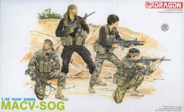 MACV-SOG US & Vietnamese Soldiers (2ea)