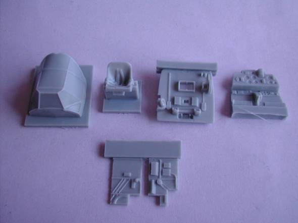 Tiger Model Toon Bf-109E Cockpit Detail Set