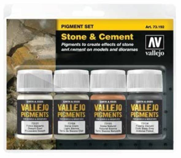 Pigment Set- Stone & Cement