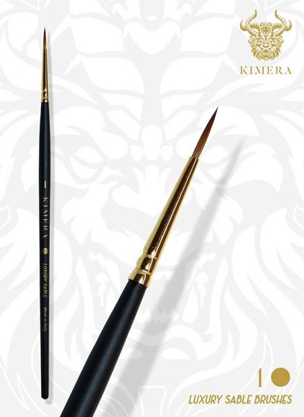 Kimera No 1 Round Point Brush - Kolinsky Sable