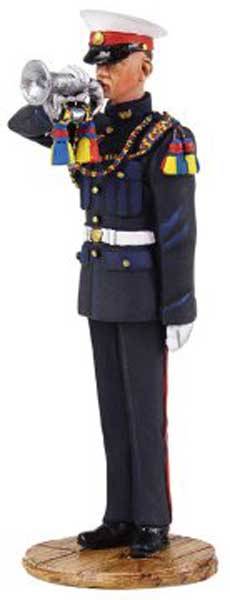 Jack Tars & Leathernecks Collection: British Royal Marine Bugler 1959