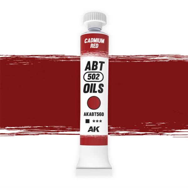 Abteilung 502 Modeling Oil Paint- Cadmium Red