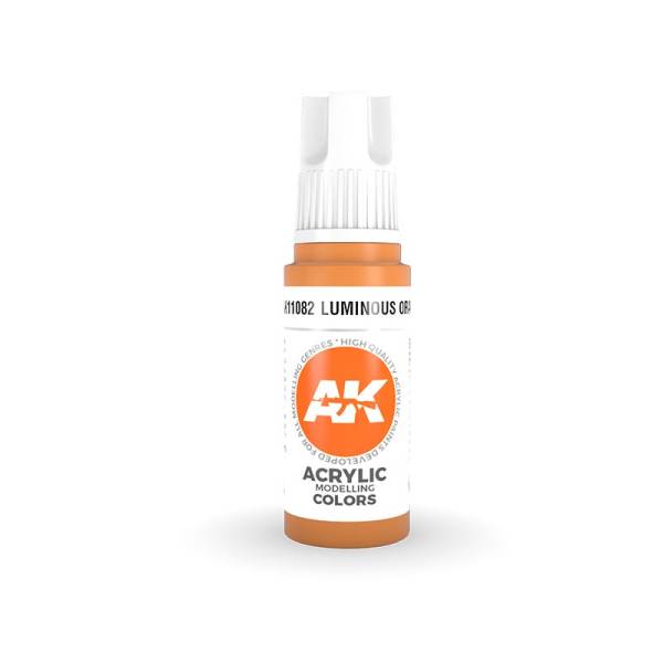 Luminous Orange 3rd Generation Acrylic Paint