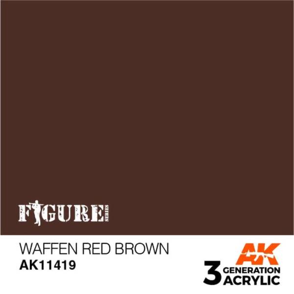 Figures Series Waffen Red Brown 3rd Generation Acrylic Paint