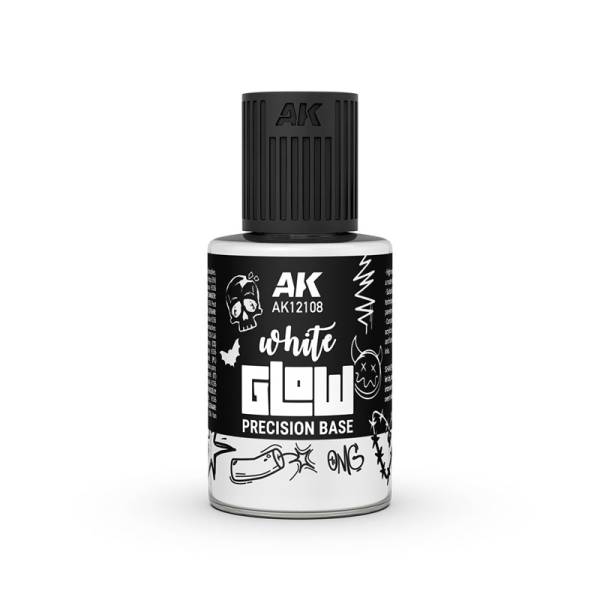 AK Interactive Glow Precision Flour Base - White