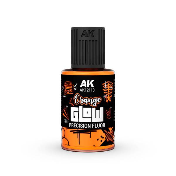 AK Interactive Glow Precision Flour - Orange