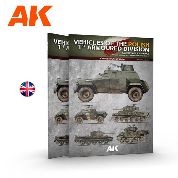 AK Interactive Vehicles of the Polish 1st Armoured Division - Camouflage Profile Guide