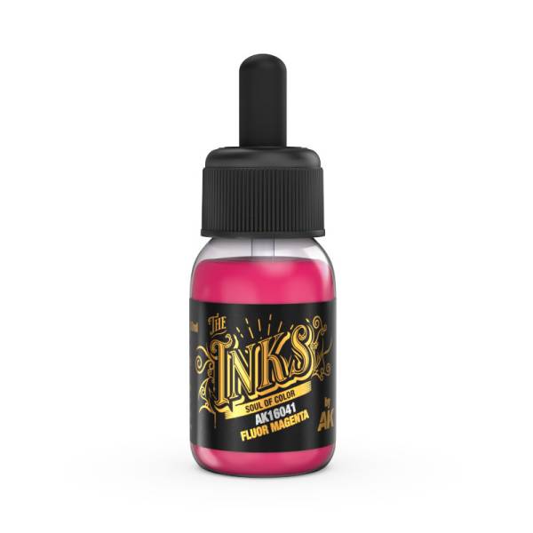 AK Interactive Inks - Fluor Magenta 30ml
