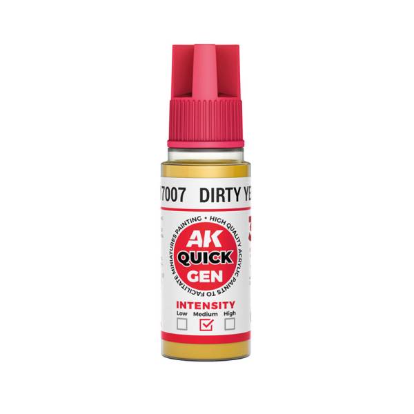 AK Interactive Dirty Yellow Quick Gen Paint
