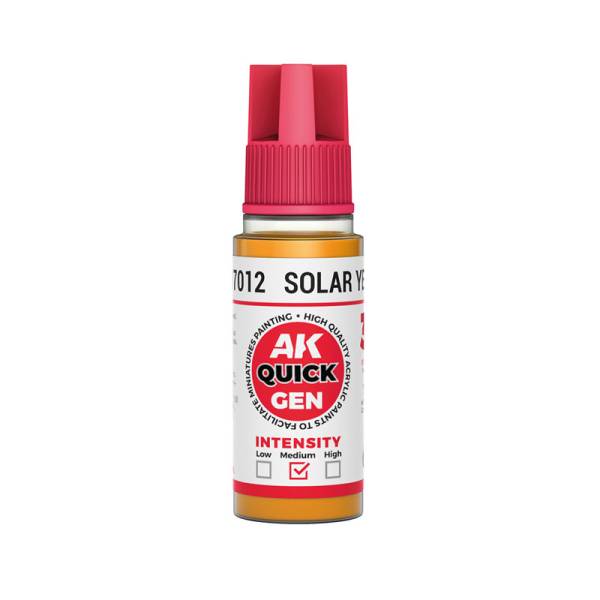 AK Interactive Solar Yellow Quick Gen Paint